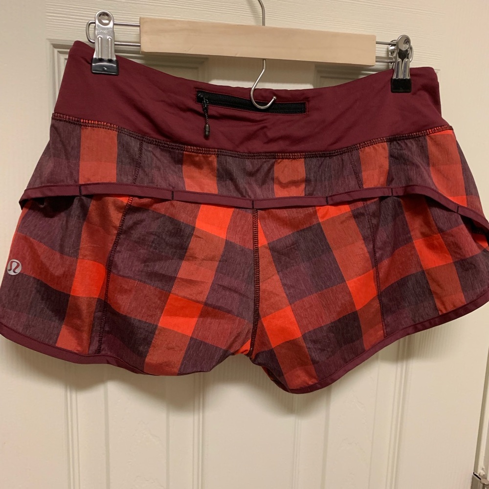 Lululemon speed shorts
